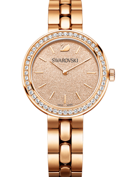 Swarovski Daytime Analog Rosegold Stainless Steel Women's Watch - 5182231